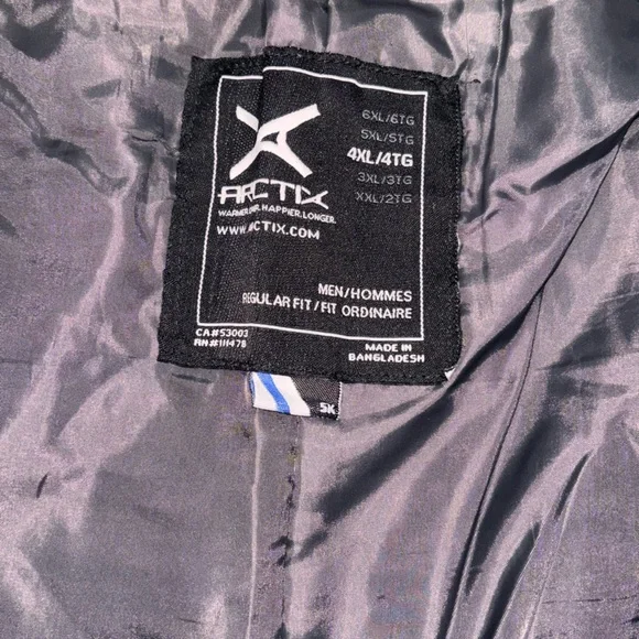 Arctix Black and Camouflage Snow Pants bundle of two😎❄️ Size 4X - Picture 13 of 16